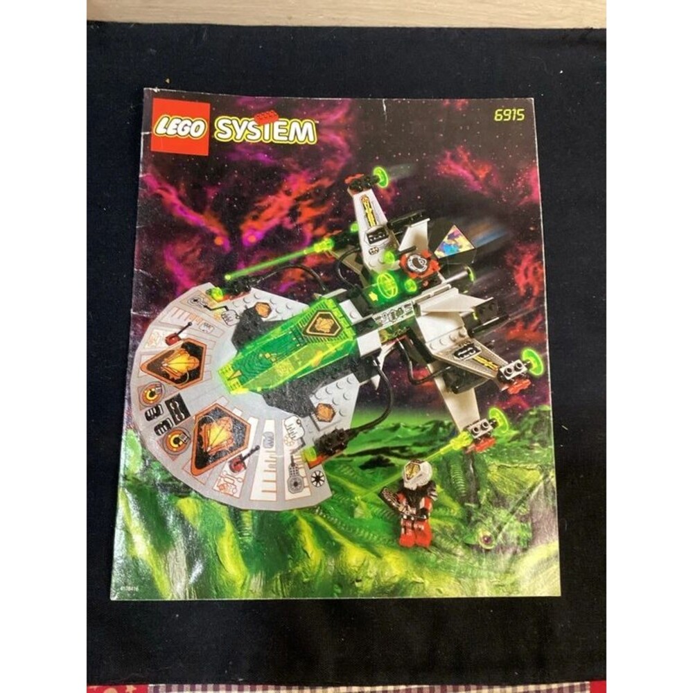 Original Lego Instruction Manual UFO Warp Wing Fighter Set #6915 From 1997